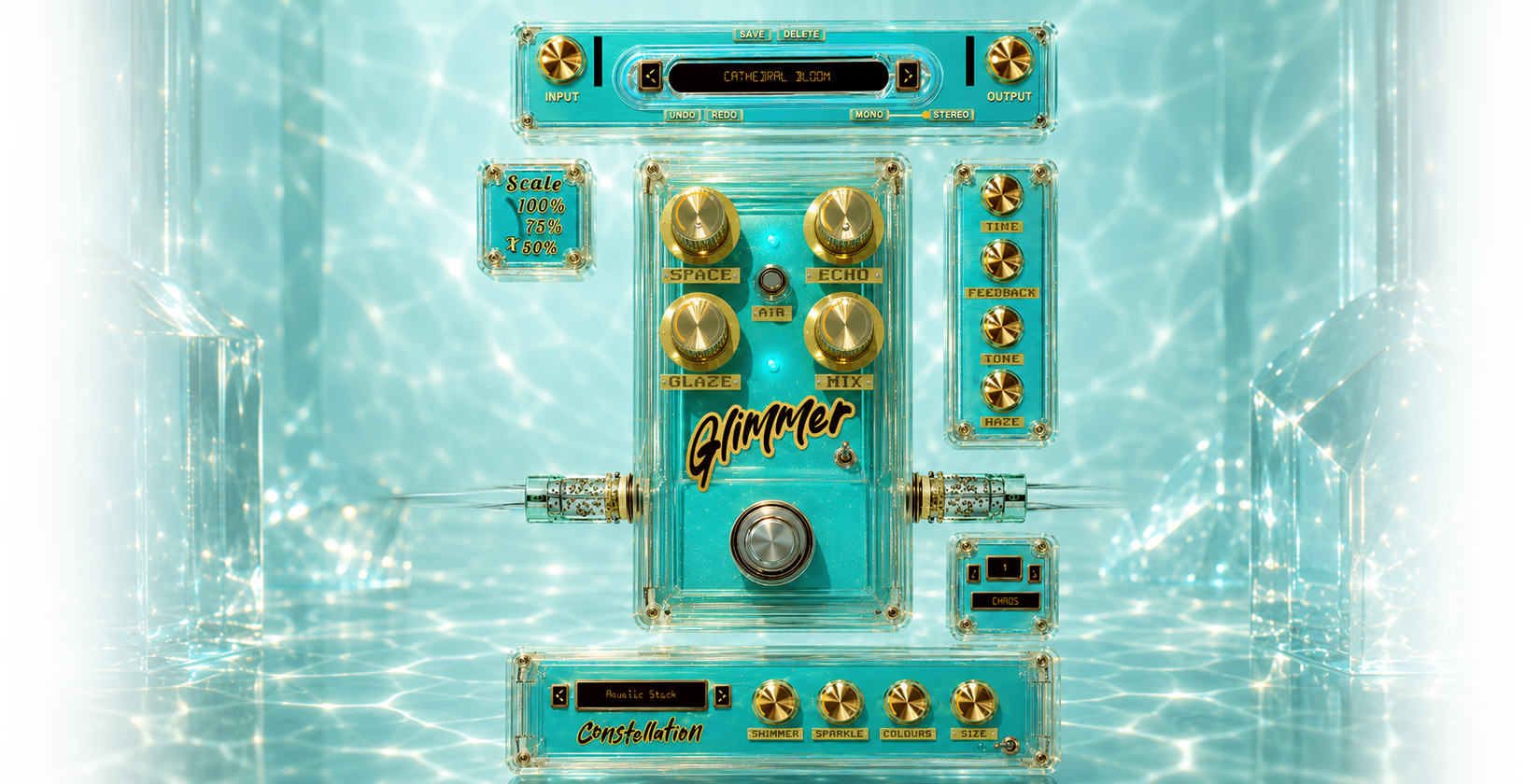 GLIMMER GUI full pedal interface